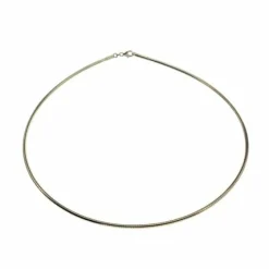 Halsreif Omega 1,5mm - 42cm - 585 Weißgold