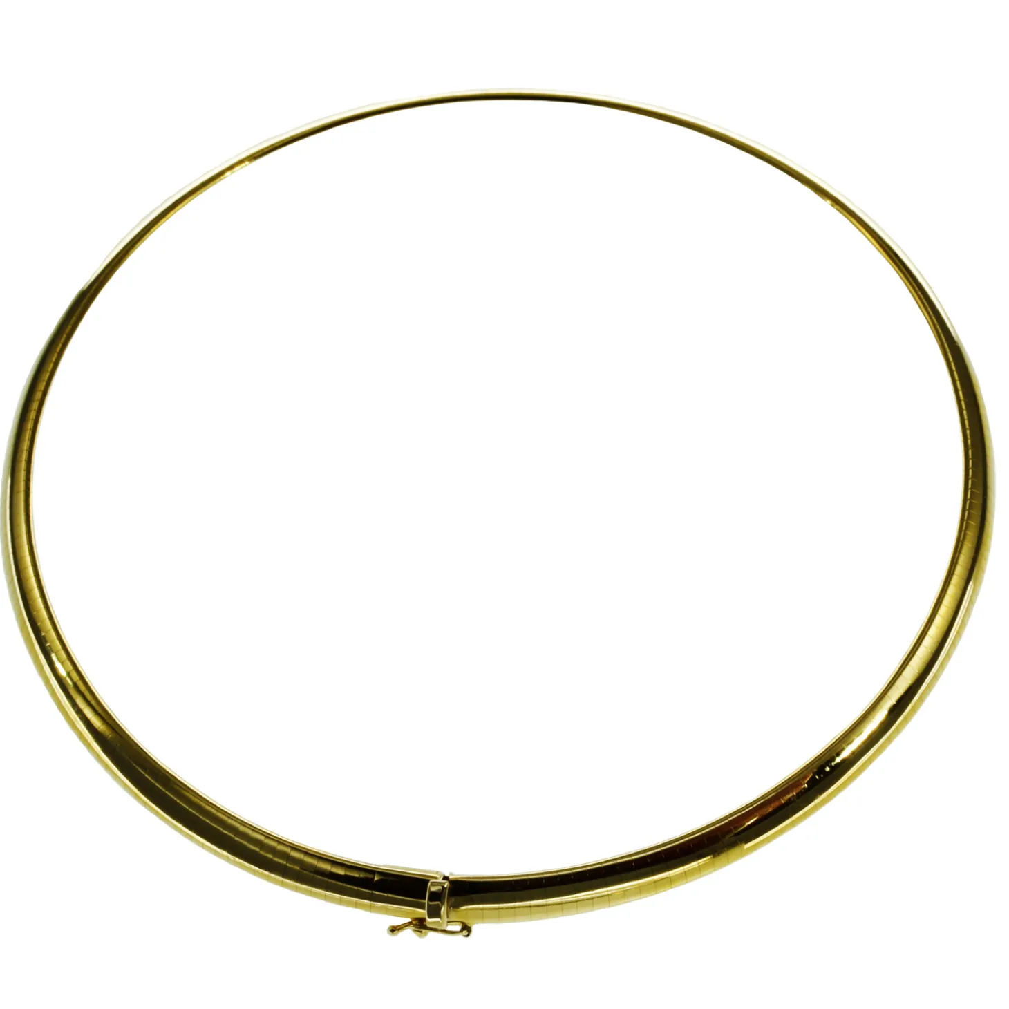 Halsreif Omega 3mm flach - 50cm 750 Gelbgold