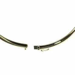 Halsreif Omega 3mm flach - 42cm 585 Weissgold