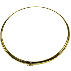 Halsreif Omega 3mm flach - 45cm 750 Gelbgold