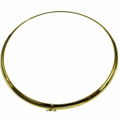 Halsreif Omega 3mm flach - 42cm 585 Gelbgold