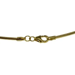 Halsreif Omega 2mm rund - 50cm - 585 Gelbgold