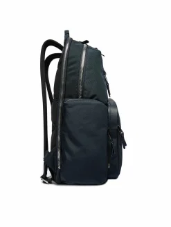 HUGO BOSS Herren Rucksack mit Logo und Zwei-Wege Reissverschluss Dunkelblau 50504306