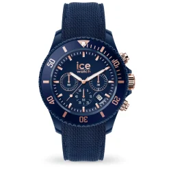 Ice-Watch Armbanduhr ICE chrono - Dark blue Rose-Gold - Large - CH 020621