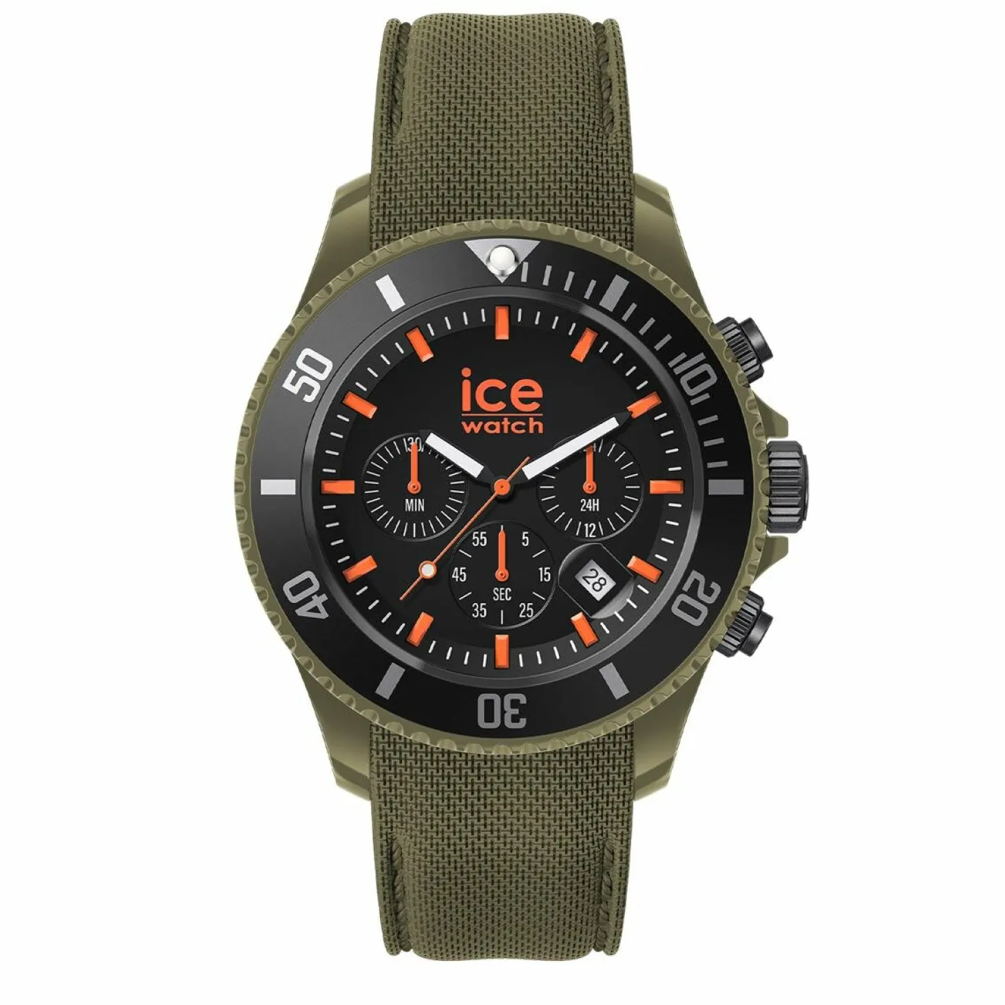 Ice-Watch Armbanduhr ICE chrono - Khaki orange - Large - CH 020884