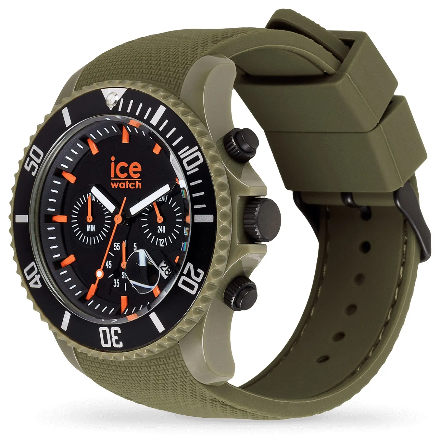 Ice-Watch Armbanduhr ICE chrono - Khaki orange - Large - CH 020884