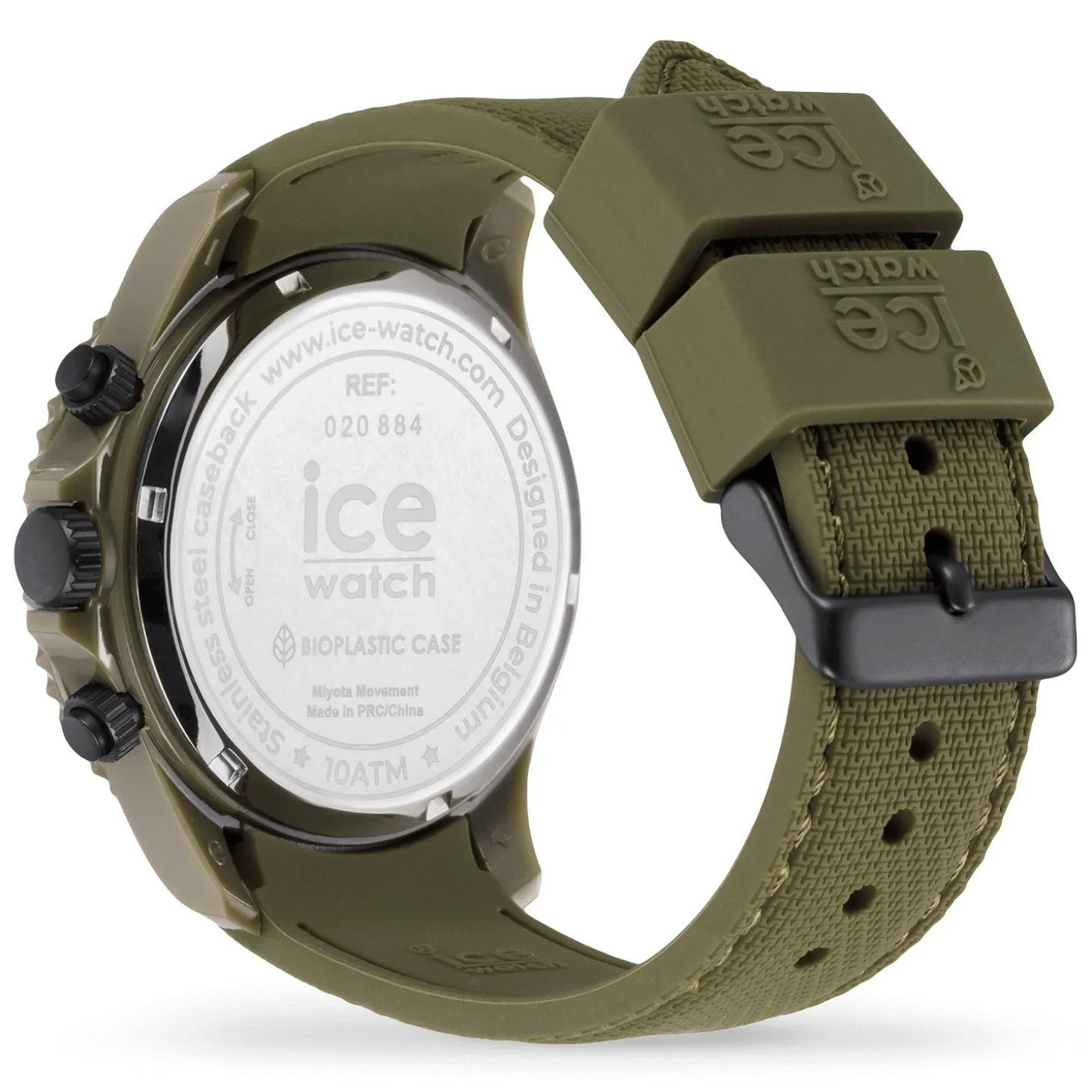 Ice-Watch Armbanduhr ICE chrono - Khaki orange - Large - CH 020884