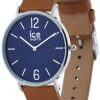 Ice-Watch - City Tanner Caramel Blue - Braun Unisex Uhr mit Lederarmband - 001508 (Small)