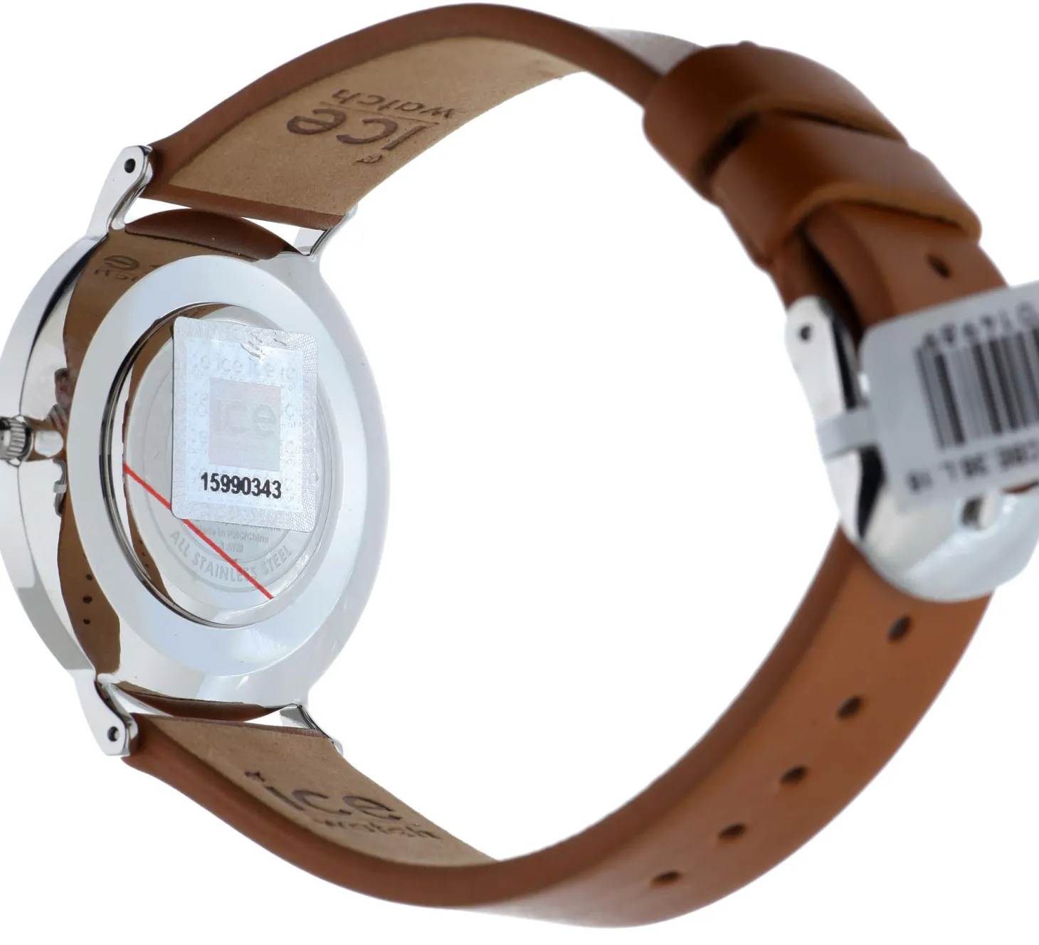 Ice-Watch - City Tanner Caramel Blue - Braun Unisex Uhr mit Lederarmband - 001508 (Small)