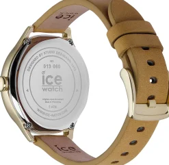 Ice-Watch - Ice Time Beige Champagne - Beige Damenuhr mit Lederarmband - 013073 (Small)