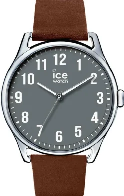 Ice-Watch - ICE time Caramel Anthracite - Men's wristwatch with leather strap - 013049 (Large)