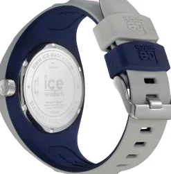 Ice-Watch - P. Leclercq Grey blue - Graue Herrenuhr mit Silikonarmband - 018943 (Medium)