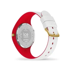 Ice-Watch Analoguhr Damen ICE loulou White gold chic weiß rot 022324