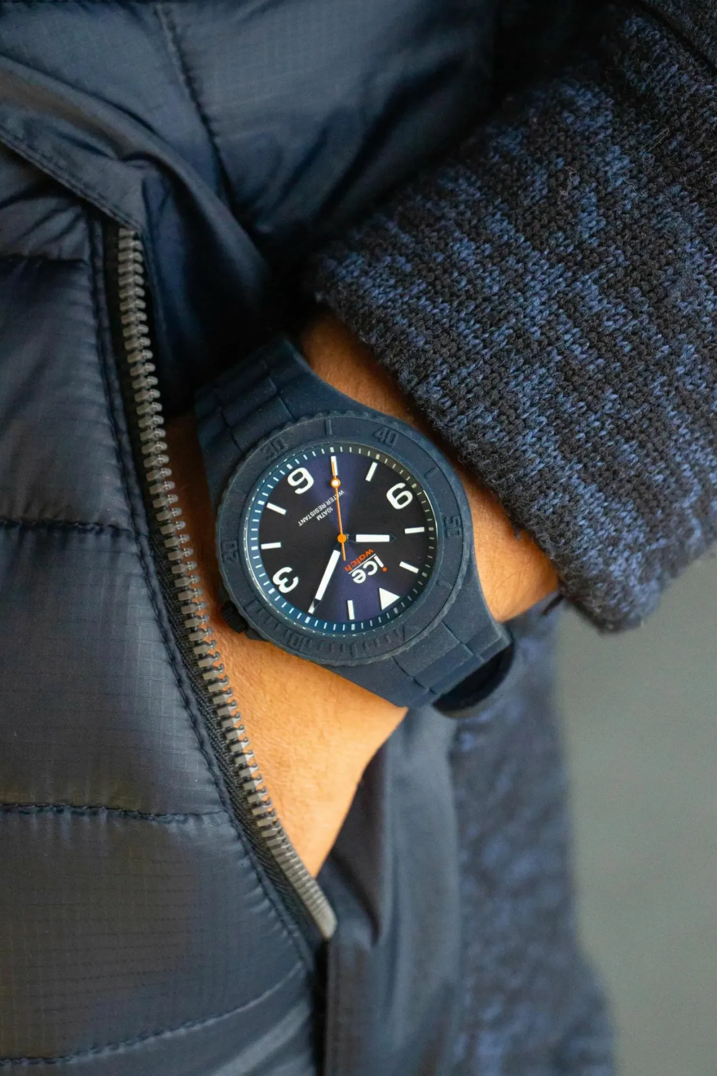 Ice-Watch Analoguhr Herren ICE generation Dark blue Large blau 019875