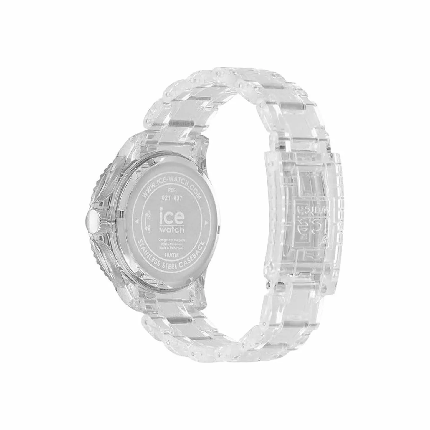Ice-Watch Armbanduhr Unisex ICE clear sunset Fire Medium transparent bunt 021437