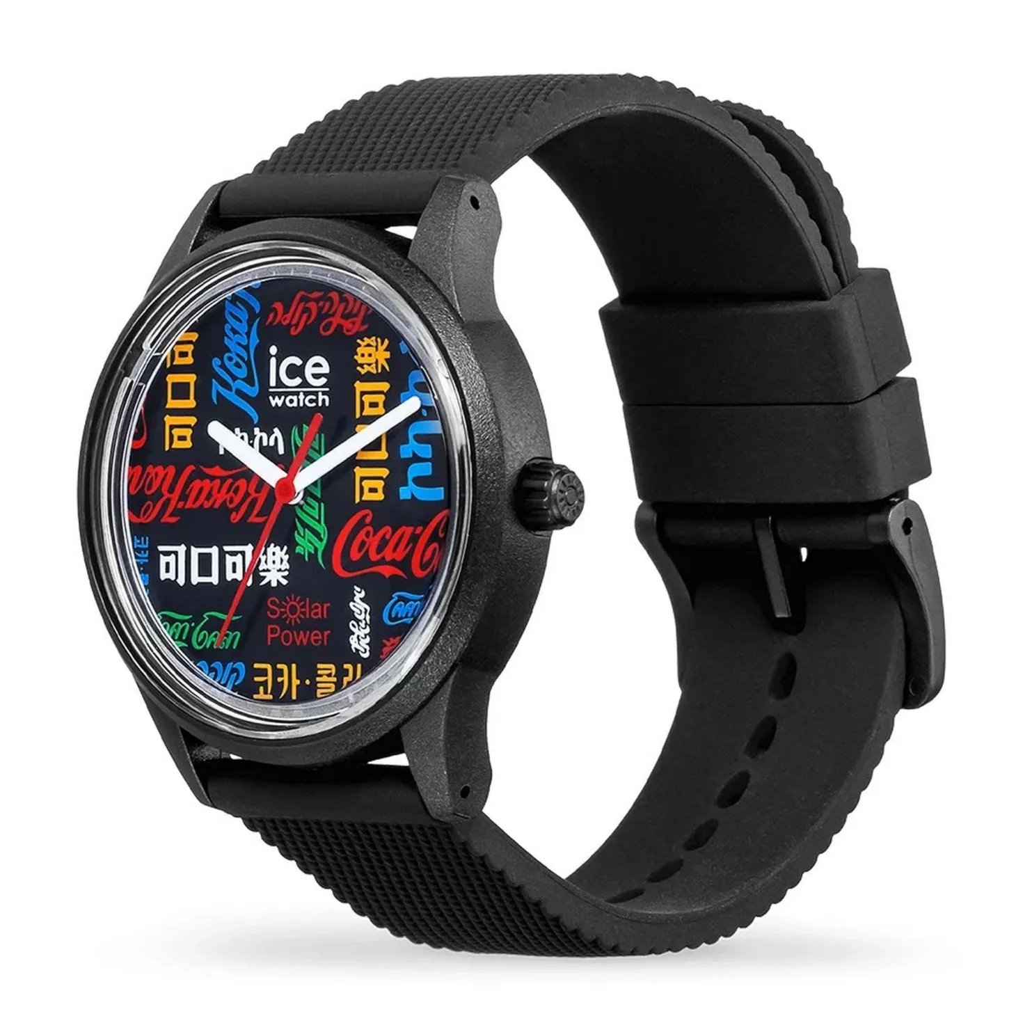 Ice-Watch Armbanduhr Unisex COCA COLA ICE-WATCH Team Black Medium schwarz 019618