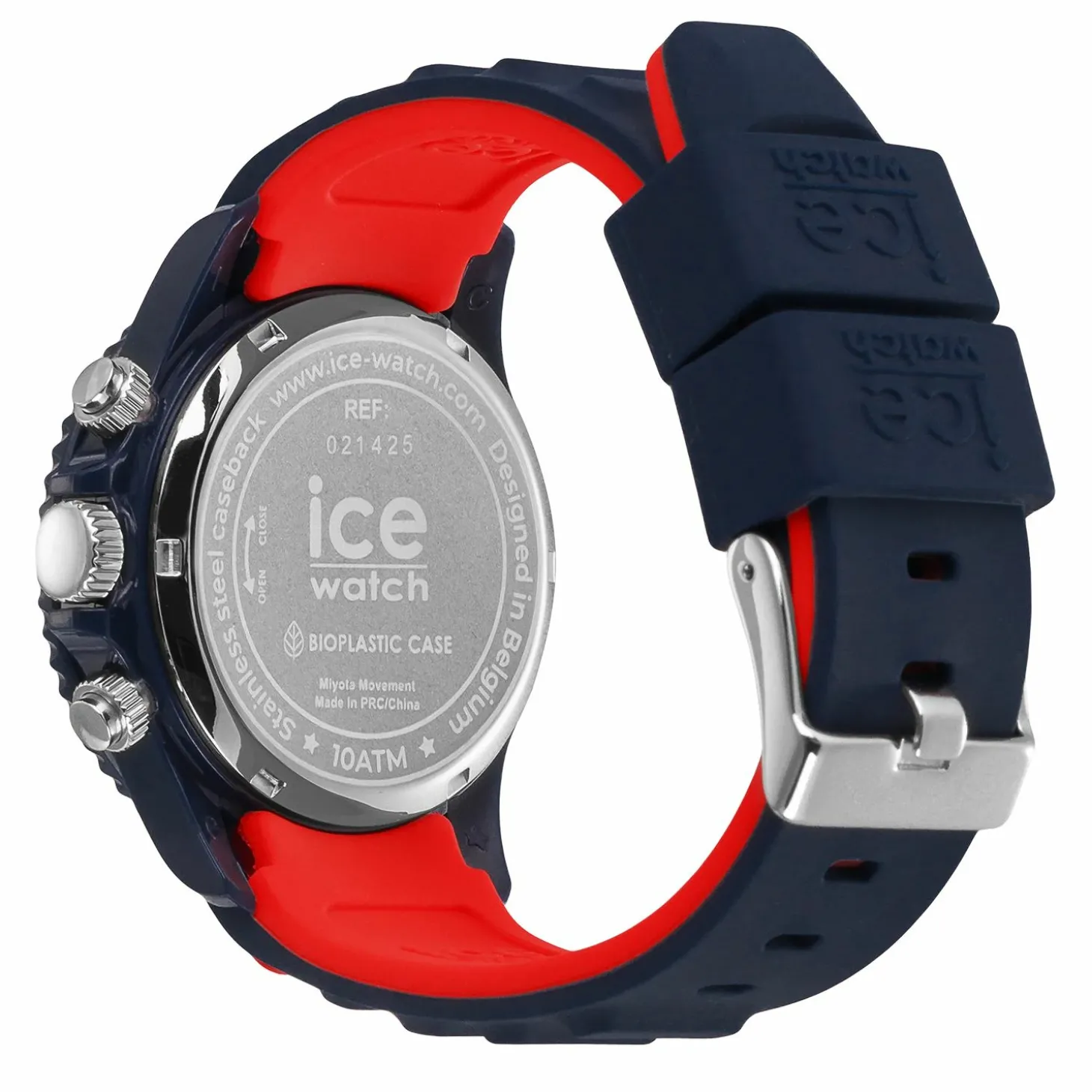 Ice-Watch Chronograph Herrenuhr ICE chrono Dark blue Red Medium dunkelblau rot 021425