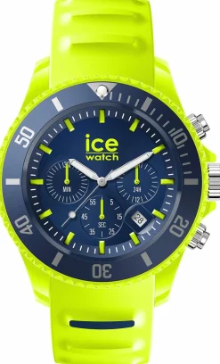 Ice-Watch Chronograph Herrenuhr ICE chrono Yellow blue Medium gelb blau 021594