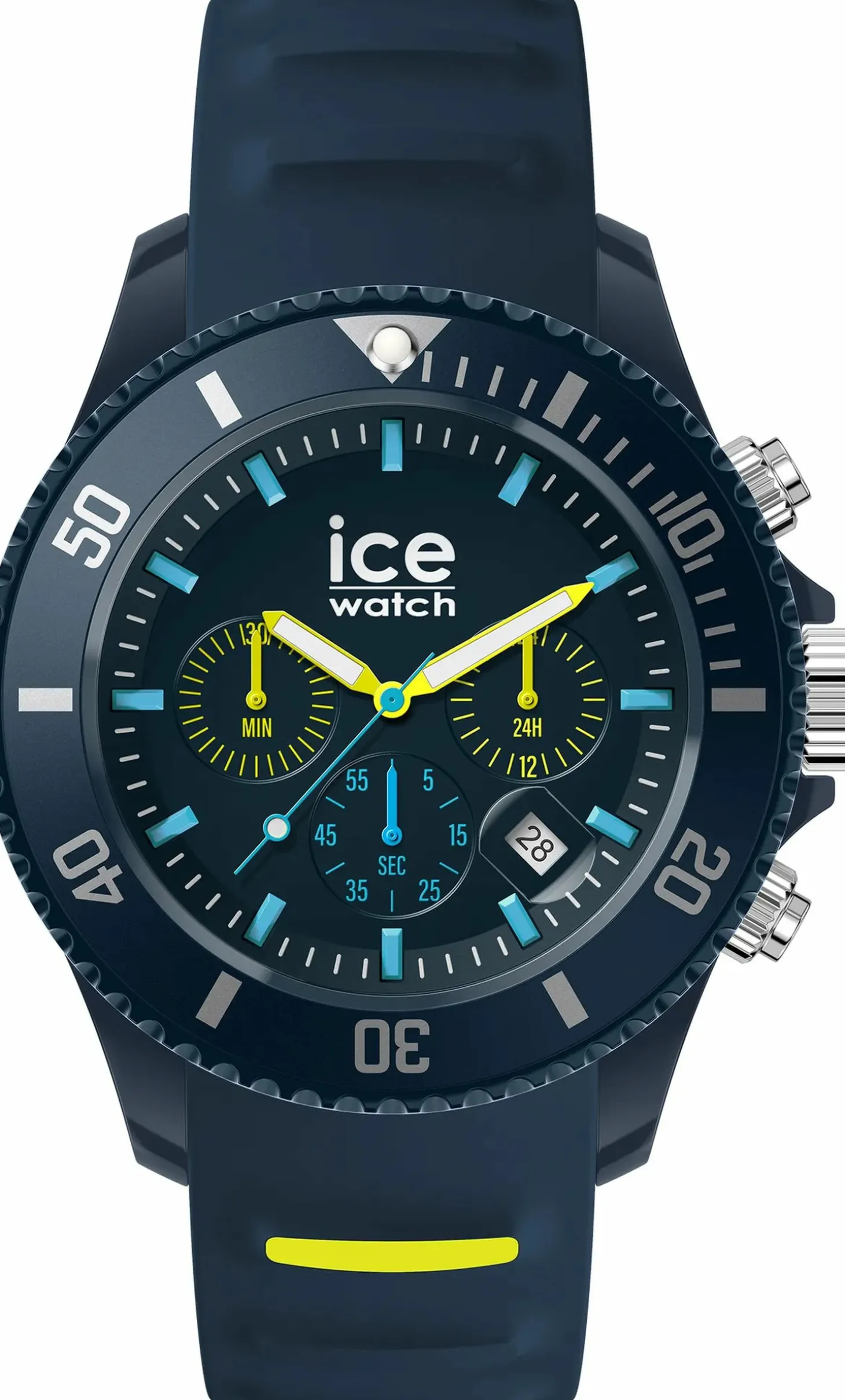 Ice-Watch Chronograph Herrenuhr ICE chrono Blue lime Medium 40 mm blau 021426
