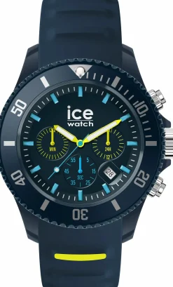 Ice-Watch Chronograph Herrenuhr ICE chrono Blue lime Medium 40 mm blau 021426