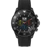 Ice-Watch Chronograph Herrenuhr ICE chrono Trilogy Medium schwarz 021600
