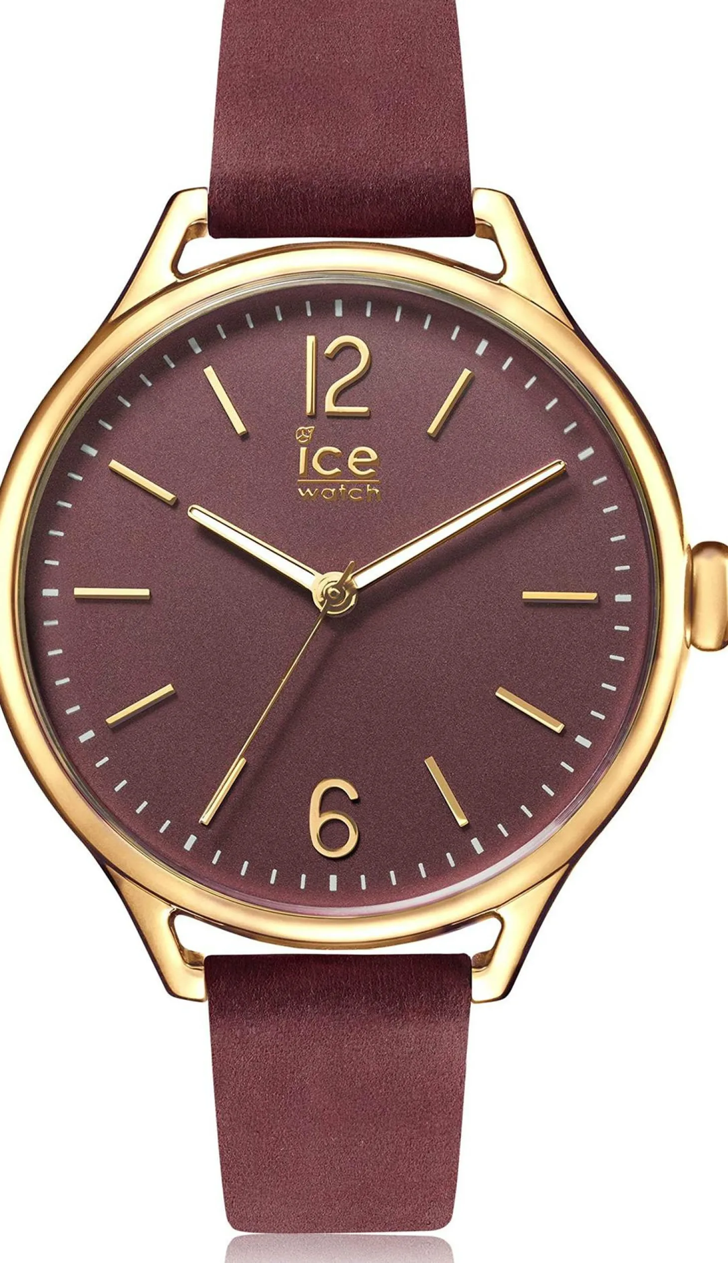Ice‑Watch Damen Armbanduhr Ice Time Bordeaux 013 063