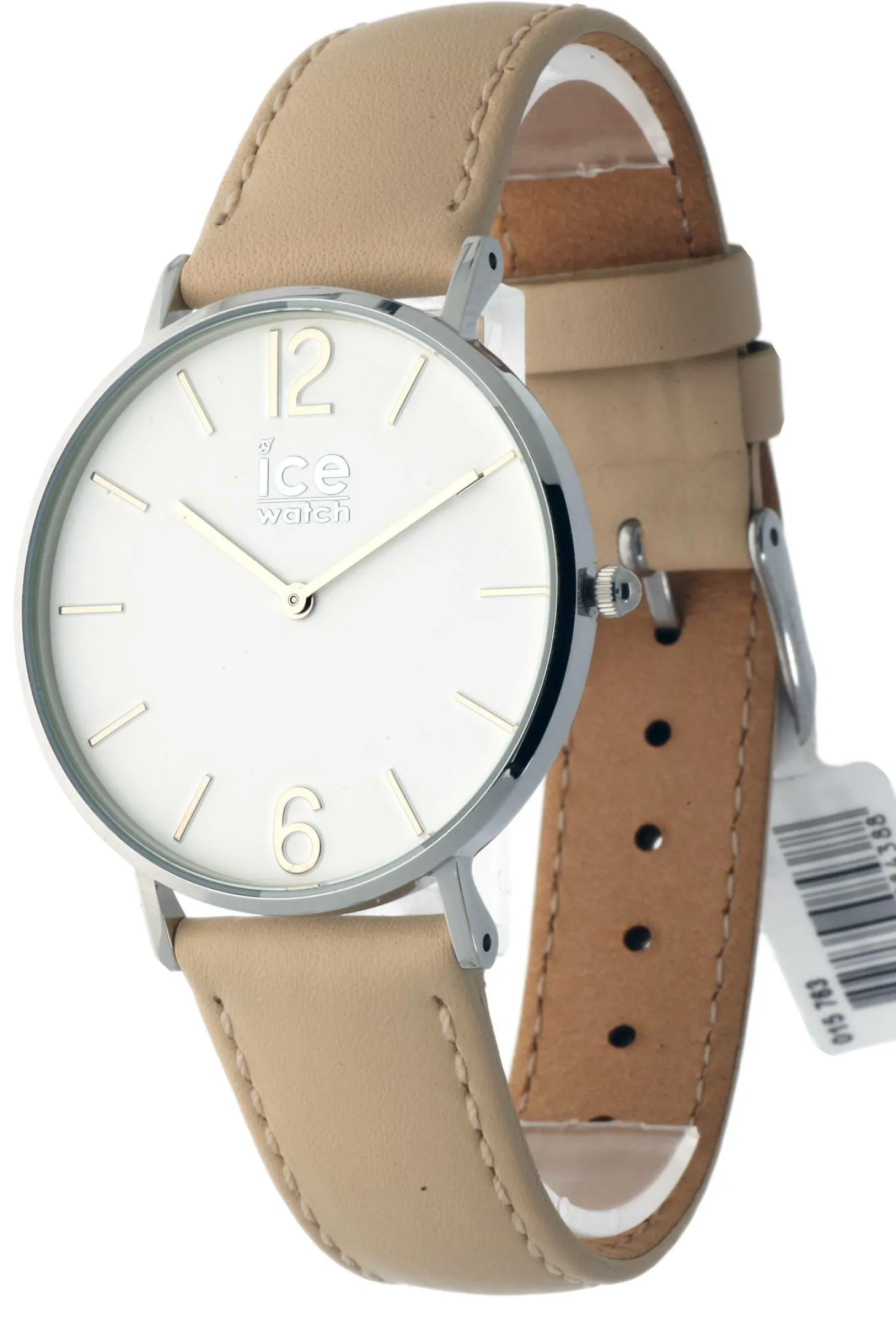 Ice-Watch Damen Armbanduhr City Pastel Small Beige /Silberfarben 015763