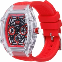 ICE‑WATCH Damenuhr ICE boliday clear Red 024288