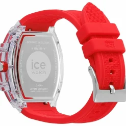 ICE‑WATCH Damenuhr ICE boliday clear Red 024288