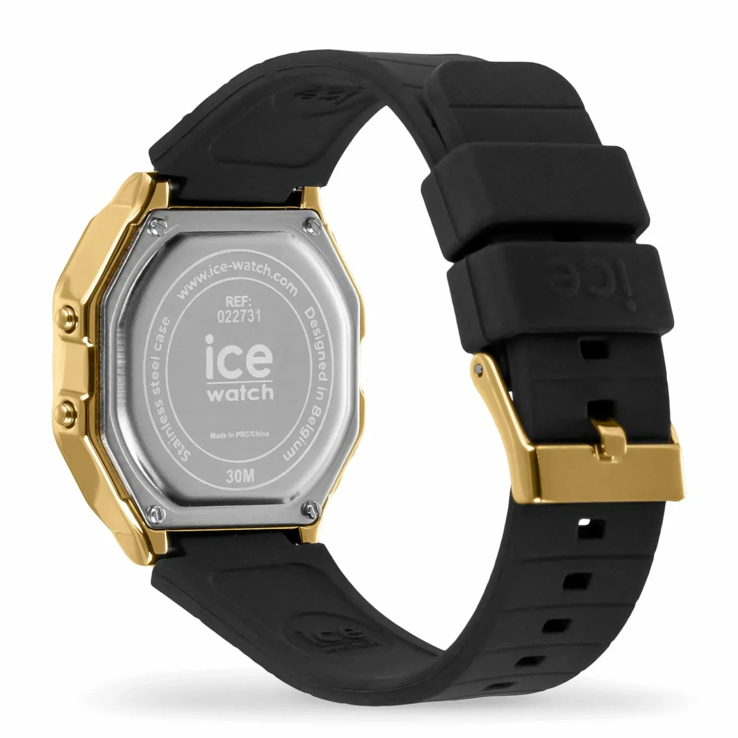ICE-Watch Digitaluhr Damen ICE digit retro Metal gold mirror Black Gold 022731