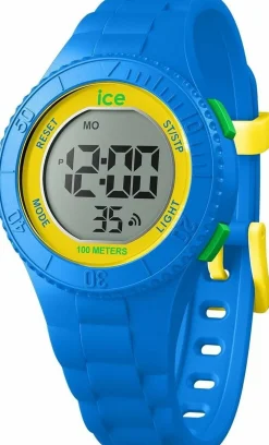 Ice-Watch Digitaluhr Damen ICE digit Blue yellow green Small blau gelb grün 021615