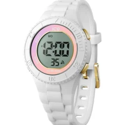 Ice-Watch Digitaluhr Damen ICE digit White lilac sunset Small weiß lila 021613