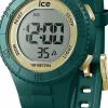 Ice-Watch Digitaluhr Damen ICE digit Verdigris Gold Small grün gold 021619