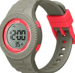 ICE-Watch Digitaluhr Unisex ICE digit Dusty coral Grau Rot 021623