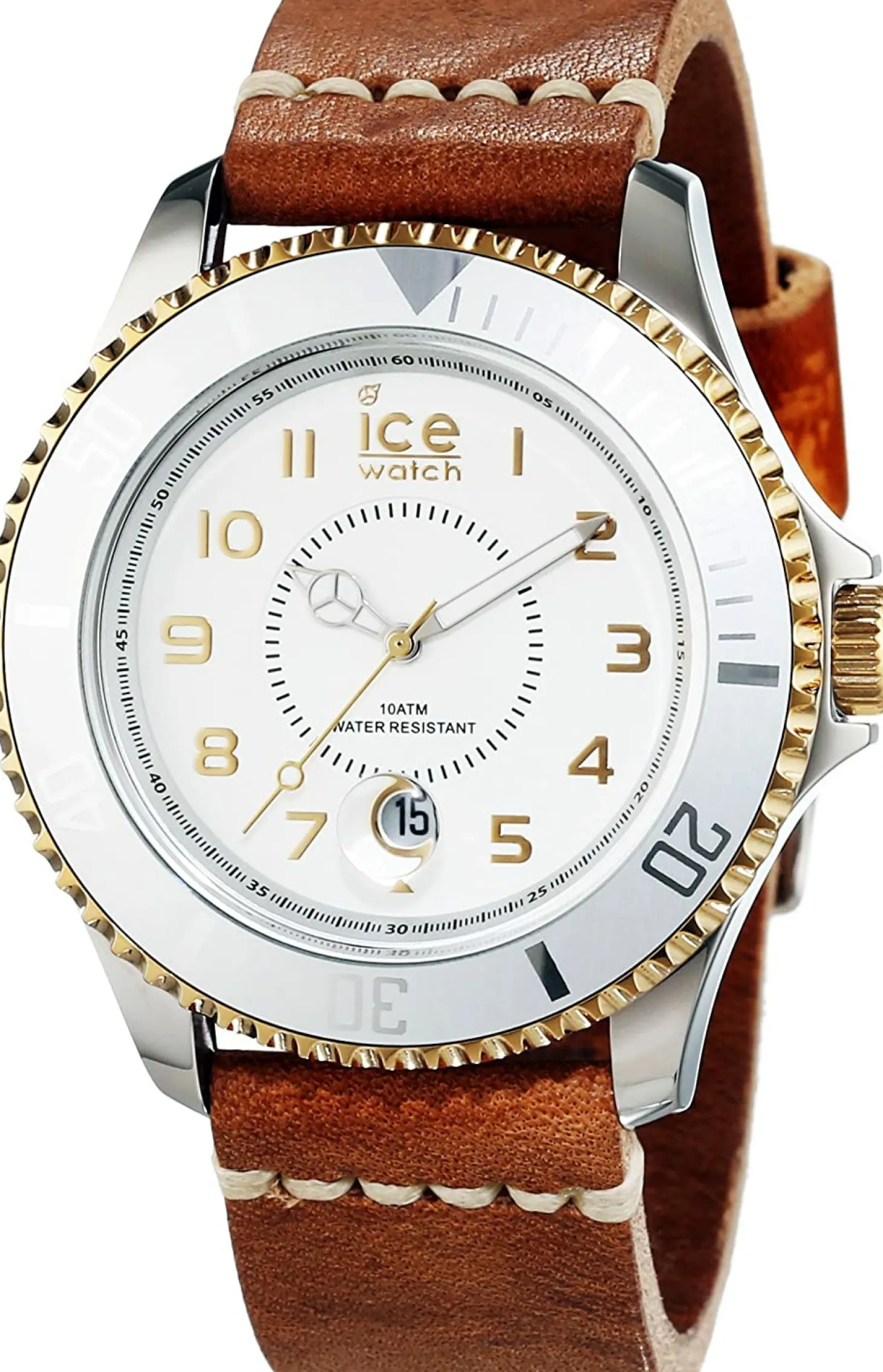 Ice-Watch Herren-Armbanduhr Analog Quarz Leder HE.LBN.SG.B.L.14