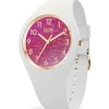 ICE Watch ICE glitter Damenuhr White Pink S34 3H 022572