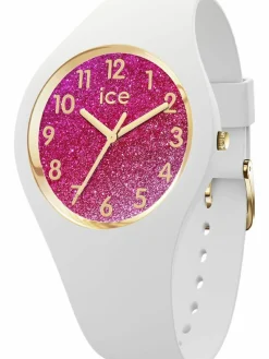 ICE Watch ICE glitter Damenuhr White Pink S34 3H 022572