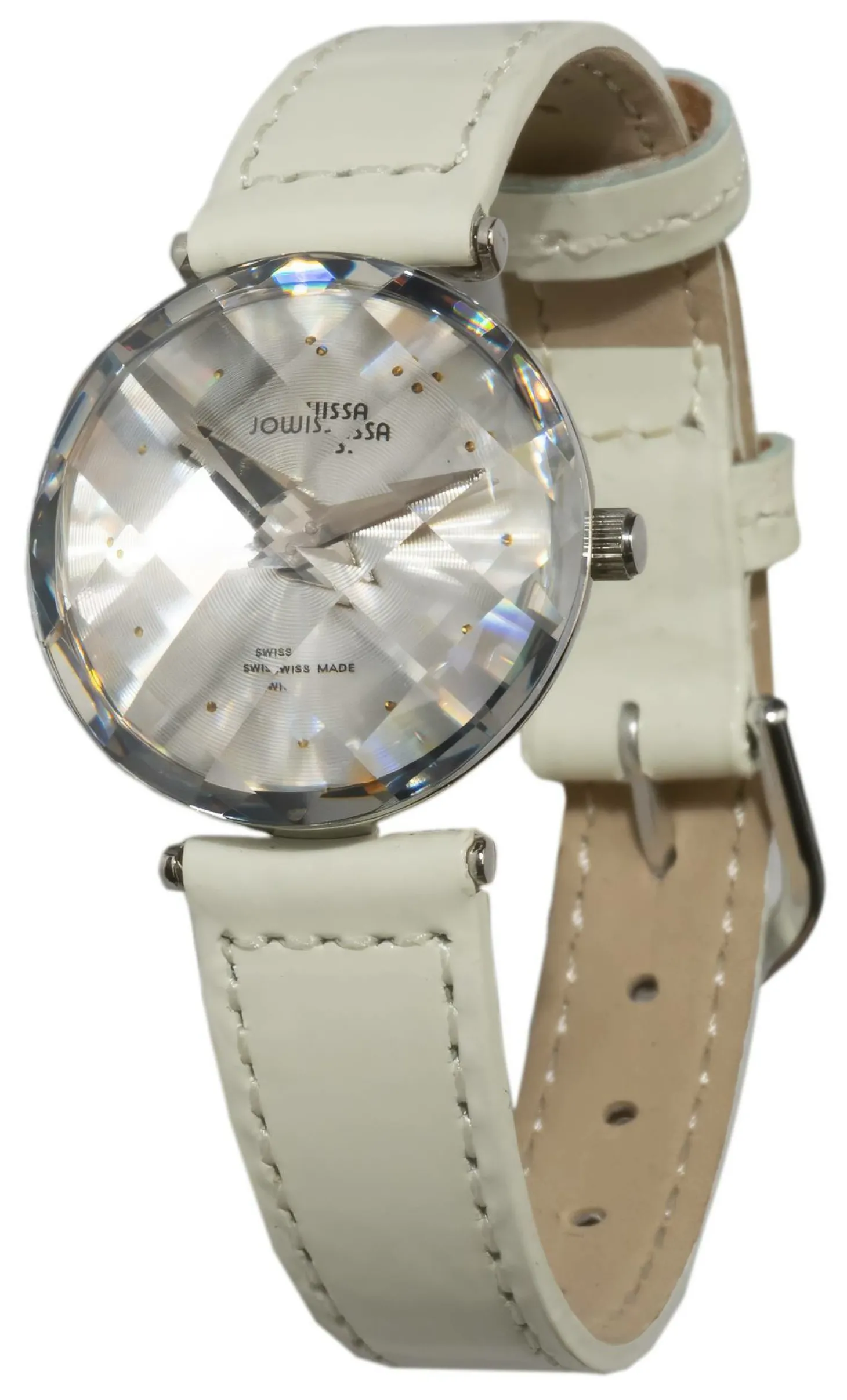 Jowissa Damen Armbanduhr Cubic Zirconia Weiß J5.102.S