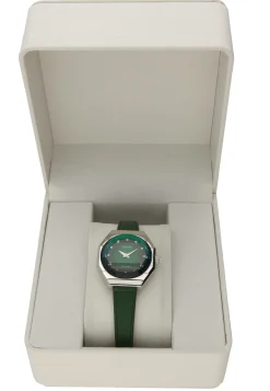 Jowissa Damenuhr Rialto grün Lederarmband I.0733.S