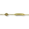Kiner ID-Armband mit Gravurplatte Gold 801.608.14