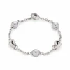 Leonardo Damen Perlen Armband Lotta 19cm Silber 016979