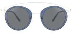 Liebeskind Damen Sonnenbrille silber/blau 46-24-140 10251-00240