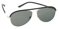 Liebeskind Damen Sonnenbrille schwarz-Matt/ Silber 57-12-145 10258-00620