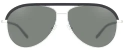 Liebeskind Damen Sonnenbrille schwarz-Matt/ Silber 57-12-145 10258-00620