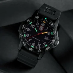 Luminox Armbanduhr Herren Leatherback SEA Turtle Giant 0320 Series Sea schwarz XS.ZC21