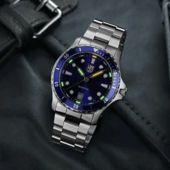 Luminox Armbanduhr Herren Sport Timer 0940 Series Stahl Blau XS.0943