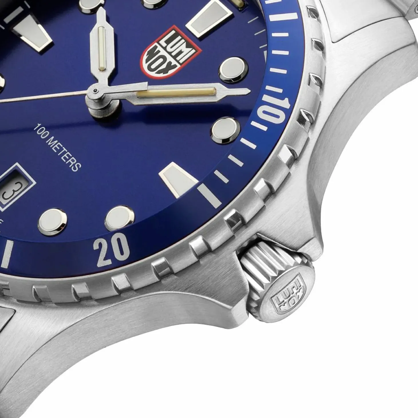 Luminox Armbanduhr Herren Sport Timer 0940 Series Stahl Blau XS.0943