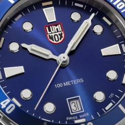 Luminox Armbanduhr Herren Sport Timer 0940 Series Stahl Blau XS.0943