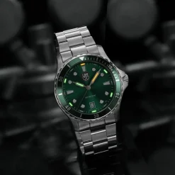 Luminox Armbanduhr Herren Sport Timer 0940 Series grün silber XS.0957