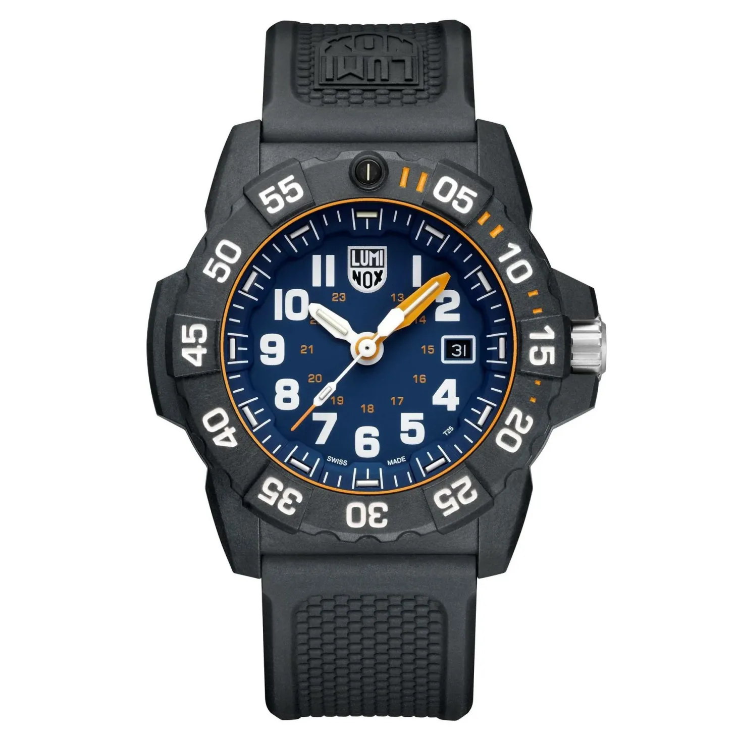 Luminox Armbanduhr Unisex NAVY SEAL Foundation 3500 Series Schwarz Blau XS.3503.NSF